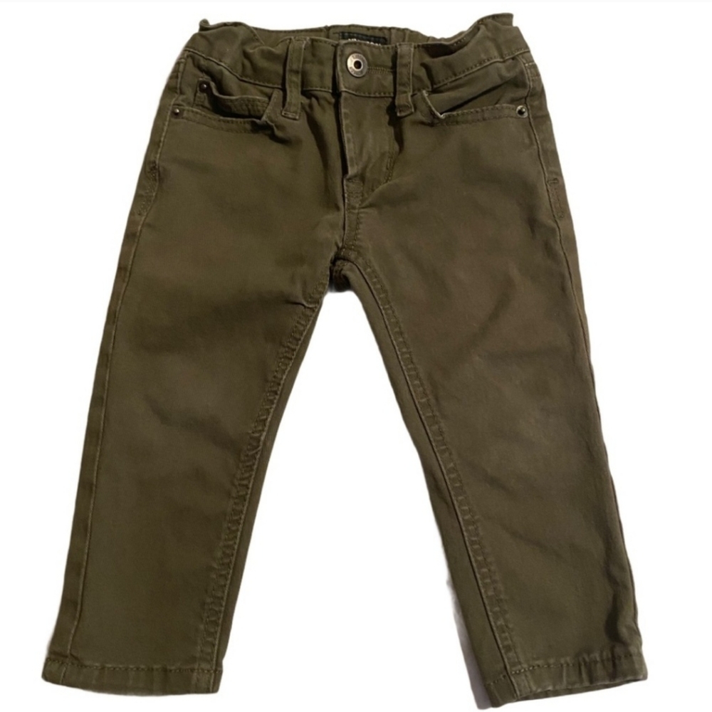 Hudson Green Denim Jeans Adjustable Waist band Size 18 mos